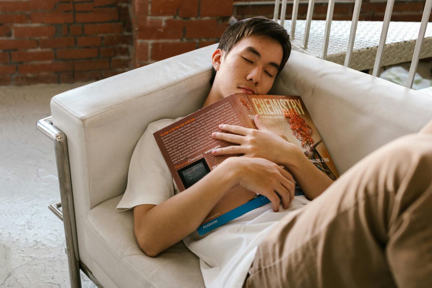 A teenager sleeping peacefully, supporting healthy mental and emotional development