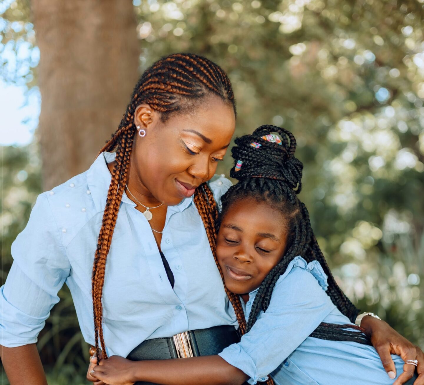 A parent and teen having an open conversation in a safe, supportive space about mental health.